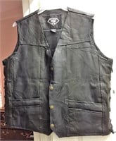 Leather Vest XXXXL