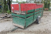 Homemade Livestock Trailer, Pin Hitch, 4Ft x 10Ft