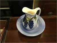 Antique Wash Bowl & Pitcher