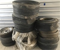 LOT OF (13) HOOSIER AND OTHER TIRES