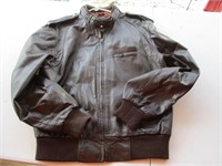 Members Only Leather Mens Jacket