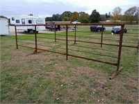 Free standing portable cattle panel 24' long x