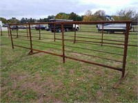 Free standing portable cattle panel 24' long x