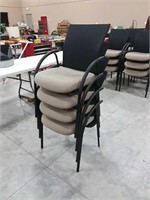 4 padded chairs