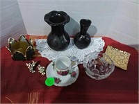 Decorative Vases, Floral Bowl, Candle Holder,