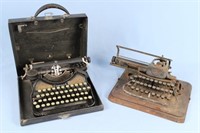 Two Antique Typewriters Blickensderser & Corona