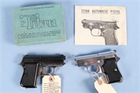 Two F.I.E. Semi Auto Pistols 22 & 25 Cal.