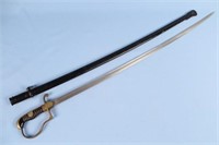 WWII German Nazi Officers Sword w/ Scabbard