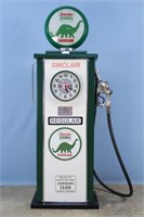 Sinclair Dino Light-Up Faux Gas Pump with Clock