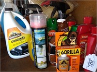 Car Care Products, Off and Glue