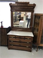 Beautiful ornate Dresser with Mirror-