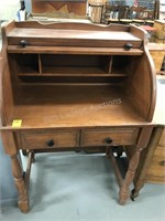 Roll top secretary desk