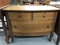 Antique solid wood dresser