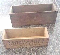 Cheese Boxes Lot of 2