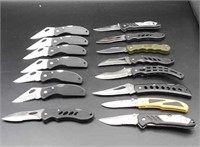 Assortment of Pocket Knives Lot of 15