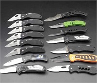 Assortment Pocket Knives Lot of 15