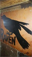 Raven Wooden Wall Hanging