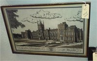 Framed Fragonard image Belfast Univ Ireland