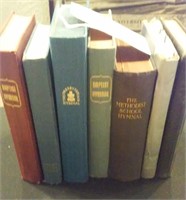 Lot of 7 old antique hymnals various faiths