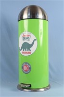 Sinclair Dino Trash Can w/ Stainless Steel Top