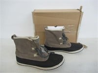 Sperry Women's 10 Schooner Slouch TIE Boots, Tan