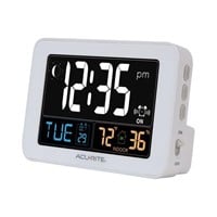 AcuRite 13040 Intelli-Time Alarm Clock with USB