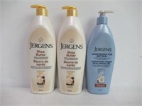 (3) Jergens Mousturizing Skin Creams, 620ml &