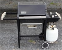 Webber Silver Series gas grill with tank, manual,