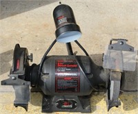 Craftsman 8" double wheel bench grinder with