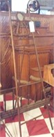 Antique bentwood stick and ball victorian easel