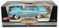 American Muscle 1957 Chevy Bel Air Light Blue and