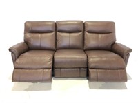 NEW AMAX genuine leather recliner couch