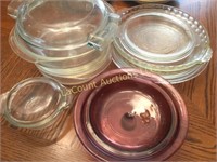 assorted glass cookware casseroles pie plates