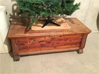 vintage Cedar chest 49" w x 20" d