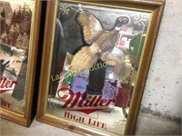 Miller High Life Pheasant mirror