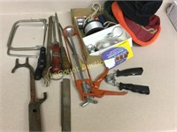 tools saws caulk gun screw drivers hook  more