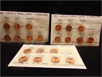 1982 Large & Small Date Pennies
