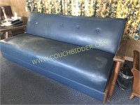 Retro vinyl couch