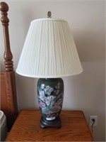 32 INCH FLORAL LAMP