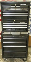 Craftsman 3 section stacking rolling tool chest