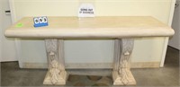 Piage & Piete Cast Stone Wall Table,