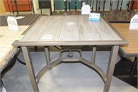 Mason 42" Sq Bar Table, MSRP $1,400