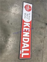 Kendall tin sign, 57.5 x 11.5