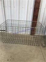 Wire container, 36 x 18 x 18" tall