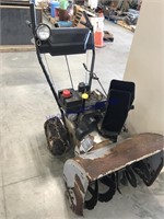 Snowblower, runs, starts by electric start,no rope