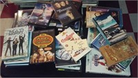 Movies DVD's VHS more + box under table