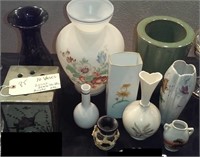 10 beautiful vases Bristol Lenox more