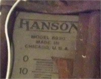 Old farm cotton scale marked HANSON