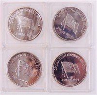 Desert Storm coins (4)