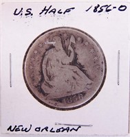 1856-o Seated Liberty half dollar